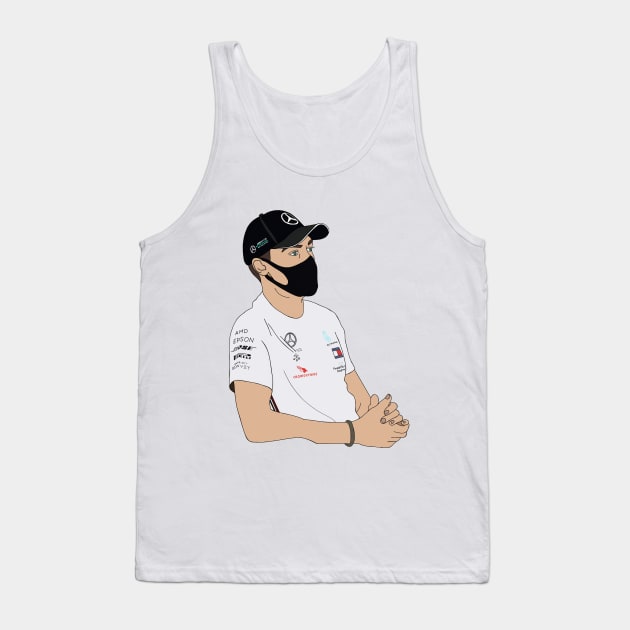 George Russell- Mercedes Tank Top by crashstappen